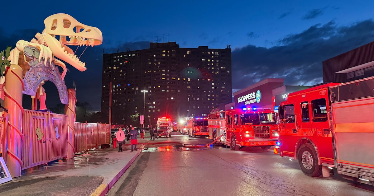 Woodside Square mall evacuated due to fire in food court