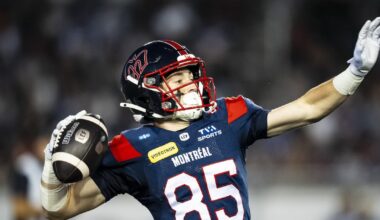 Can the Montreal Alouettes replace the production of Marc-Antoine Dequoy and Austin Mack?