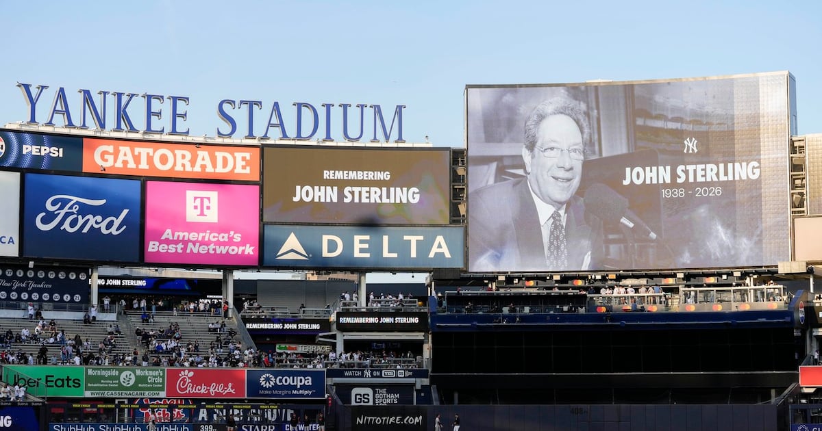 Yankees to honor late broadcaster John Sterling with jersey patch