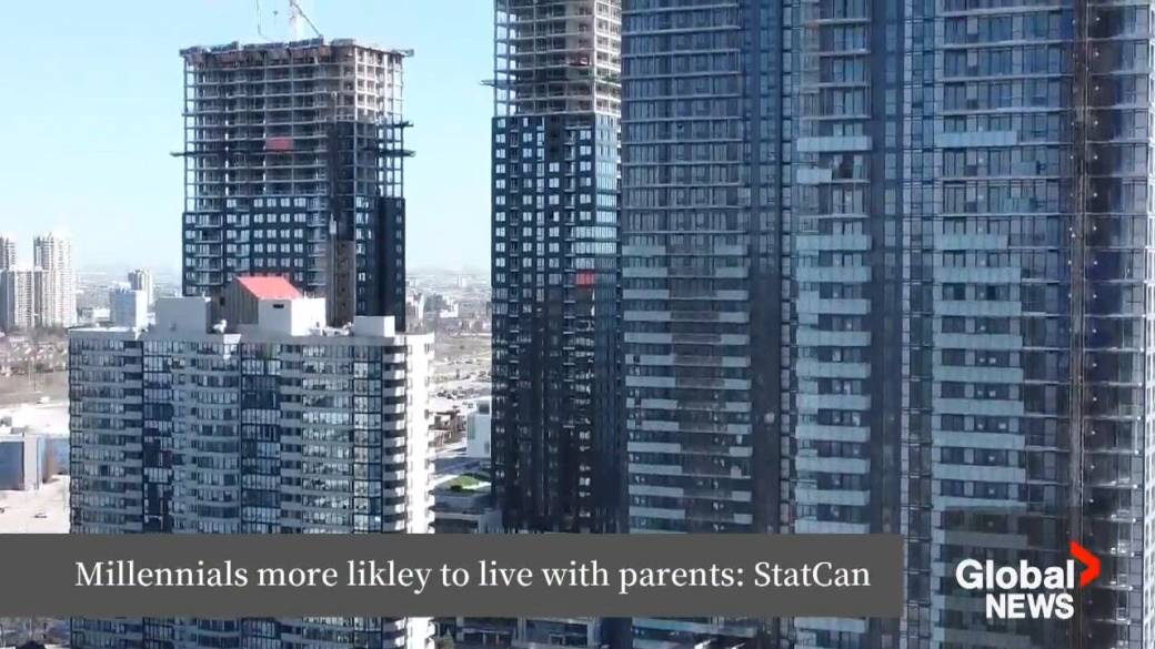 Click to play video: 'Millennials twice as likely to live with parents compared to boomers: StatsCan'