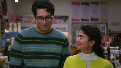 Ek Din box office collection day 2: Junaid Khan and Sai Pallavi's still from the film.