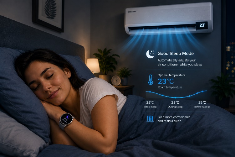 Goodbye to hot nights: Galaxy Ring and Galaxy Watch can now adjust air conditioning during sleep