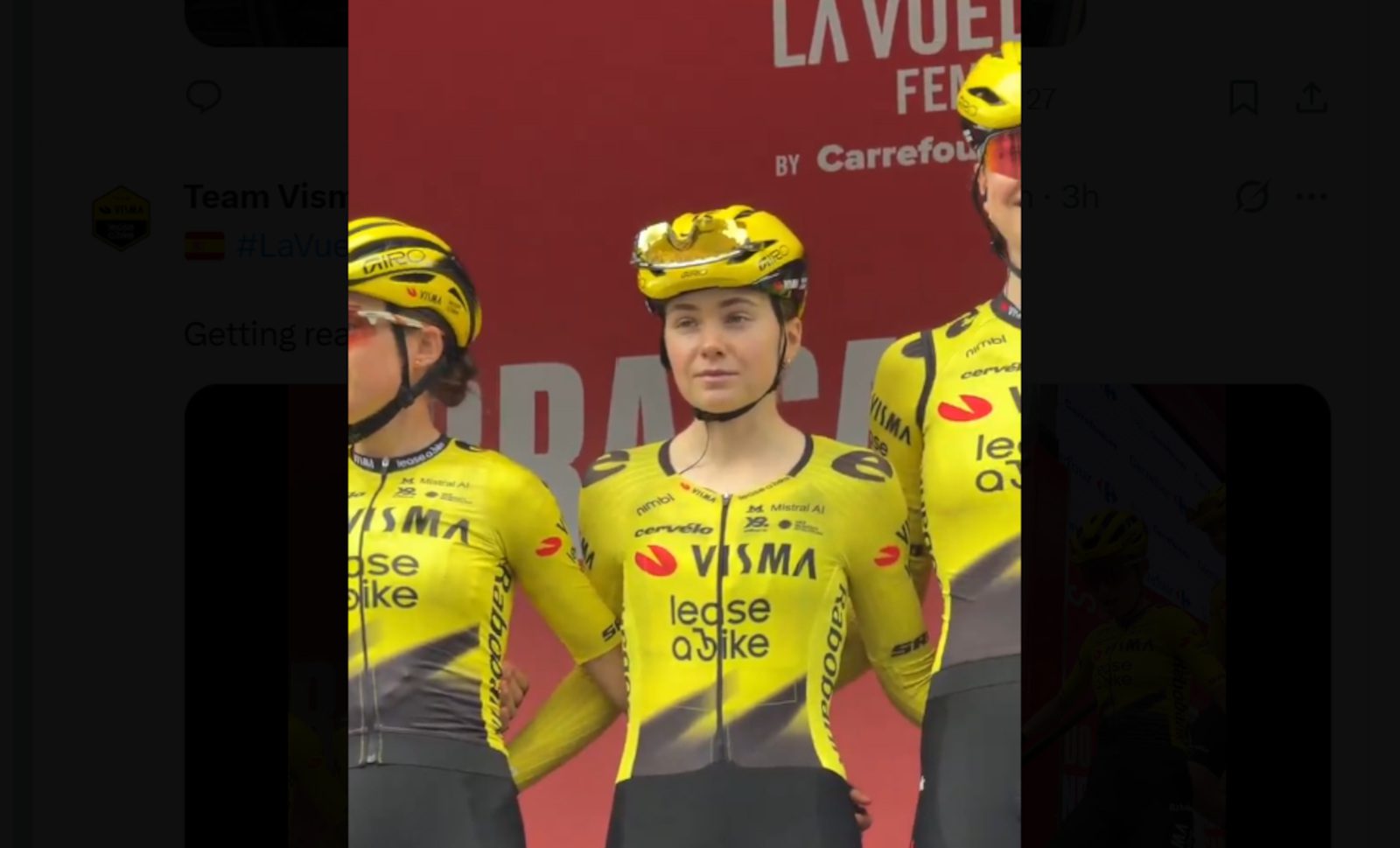 Van Dam close again at Stage 2 of La Vuelta España—race leader abandons