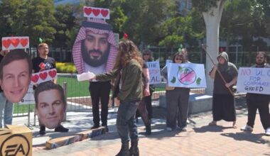 Gamers Protest Microtransactions And Saudi Arabia Outside EA