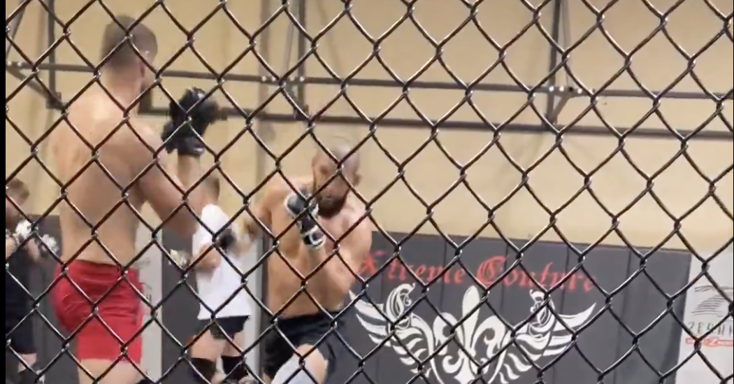 Video: Khamzat Chimaev shares Sean Strickland sparring