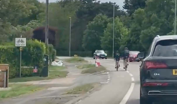 “This is why cyclists are hated”