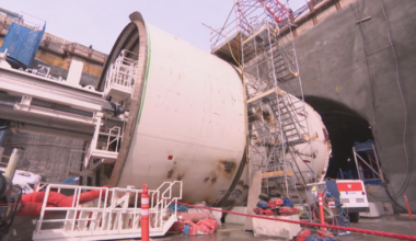 Massive tunnel-boring machine begins drilling Montreal’s blue line metro extension - Montreal