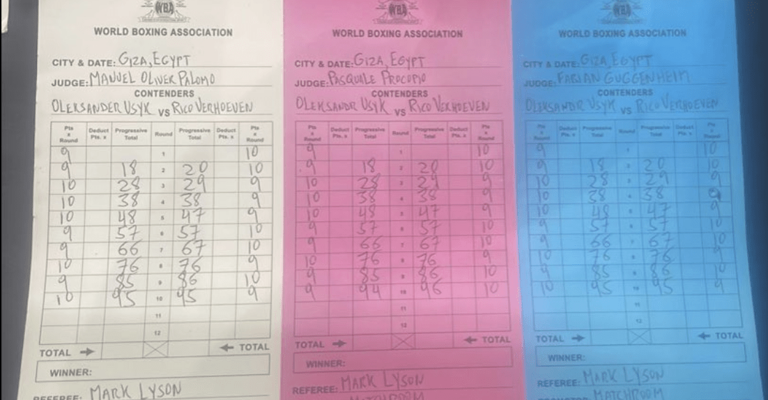 Usyk vs. Rico scorecards spark huge controversy