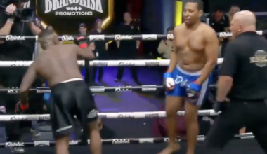 Video: Ray J knocked out by Supah Hot Fire at Brand Risk 14