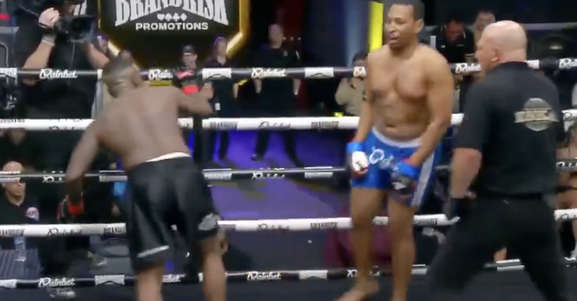 Video: Ray J knocked out by Supah Hot Fire at Brand Risk 14