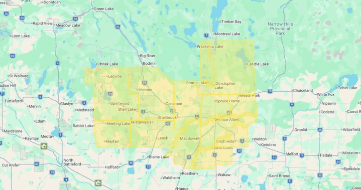 Fast-moving wildfire prompts evacuation order near Shellbrook, Sask.