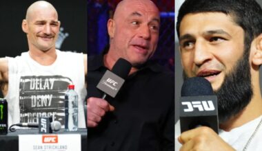 Sean Strickland, Joe Rogan, and Khamzat Chimaev
