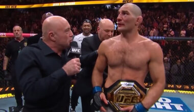 Sean Strickland interviewed by Joe Rogan at UFC 328