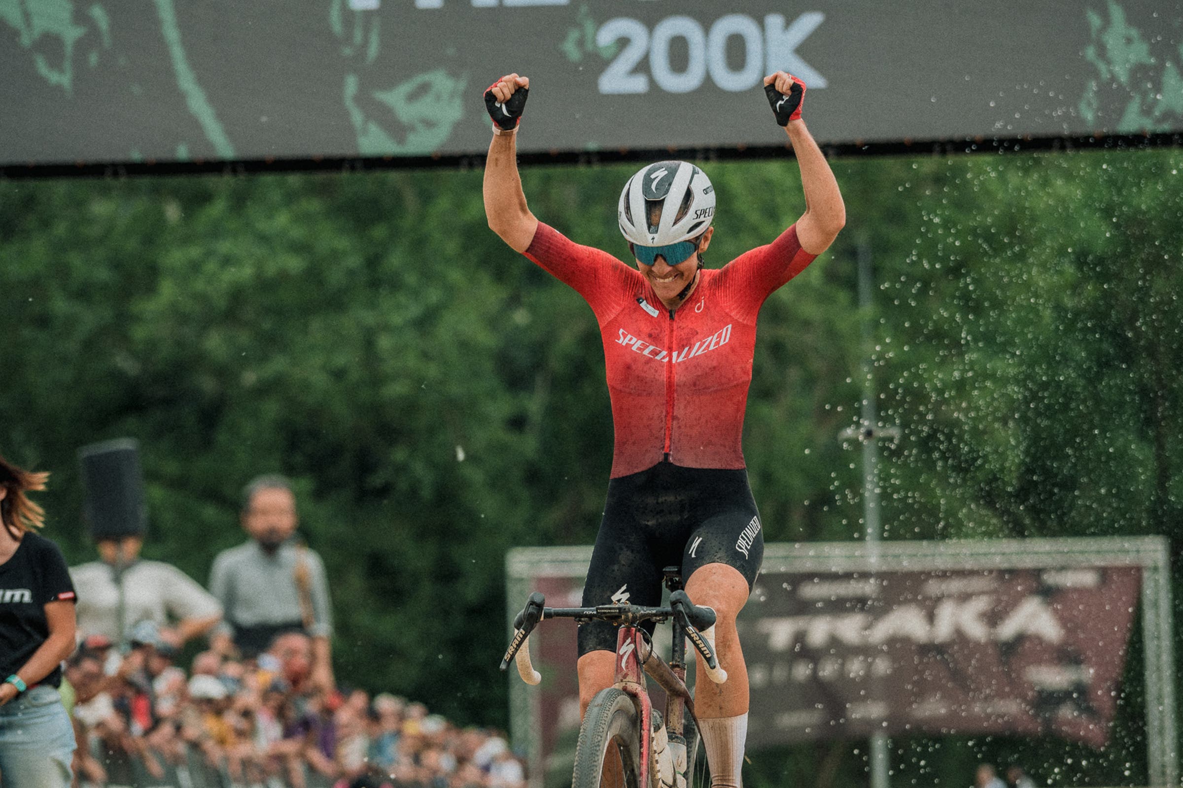 Sofia Gomez Villafane wins the women's Graka 200 (Photo: Oriol Gonzalvo)