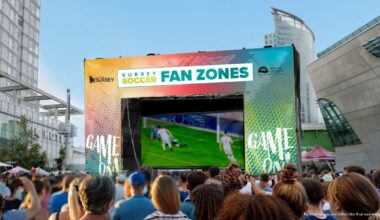 Surrey Soccer Fan Zones kick off with opening celebration on June 12