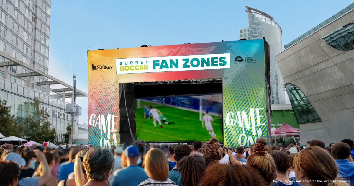 Surrey Soccer Fan Zones kick off with opening celebration on June 12
