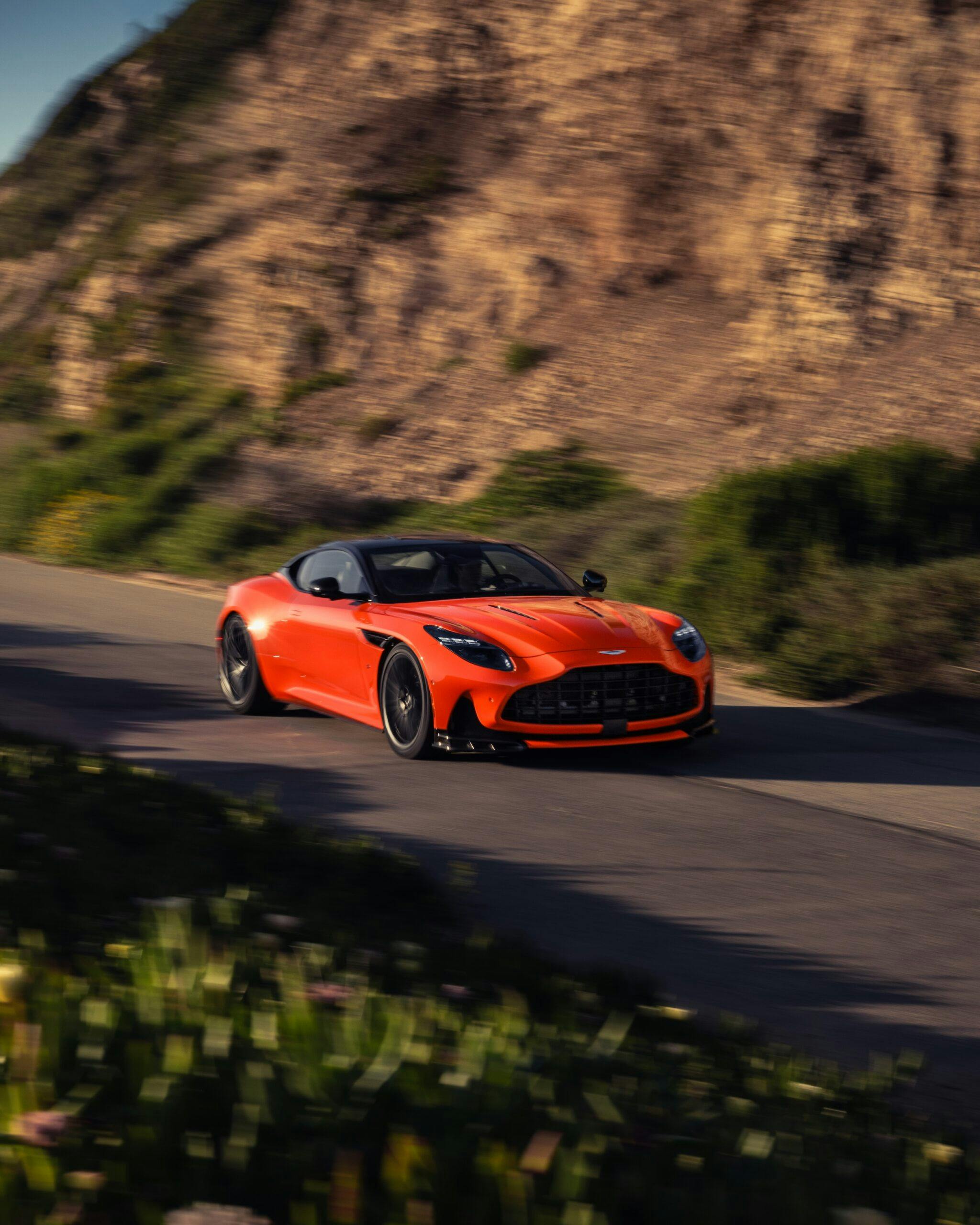 Aston martin DB12S front three quarter vertical