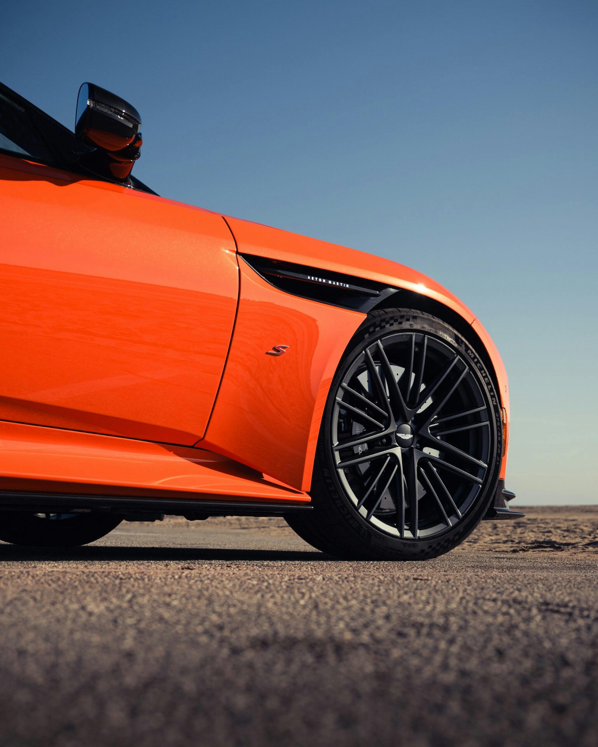 Aston Martin DB12S front end vertical
