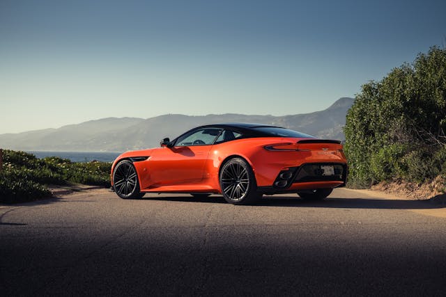 Aston martin DB12S rear three quarter