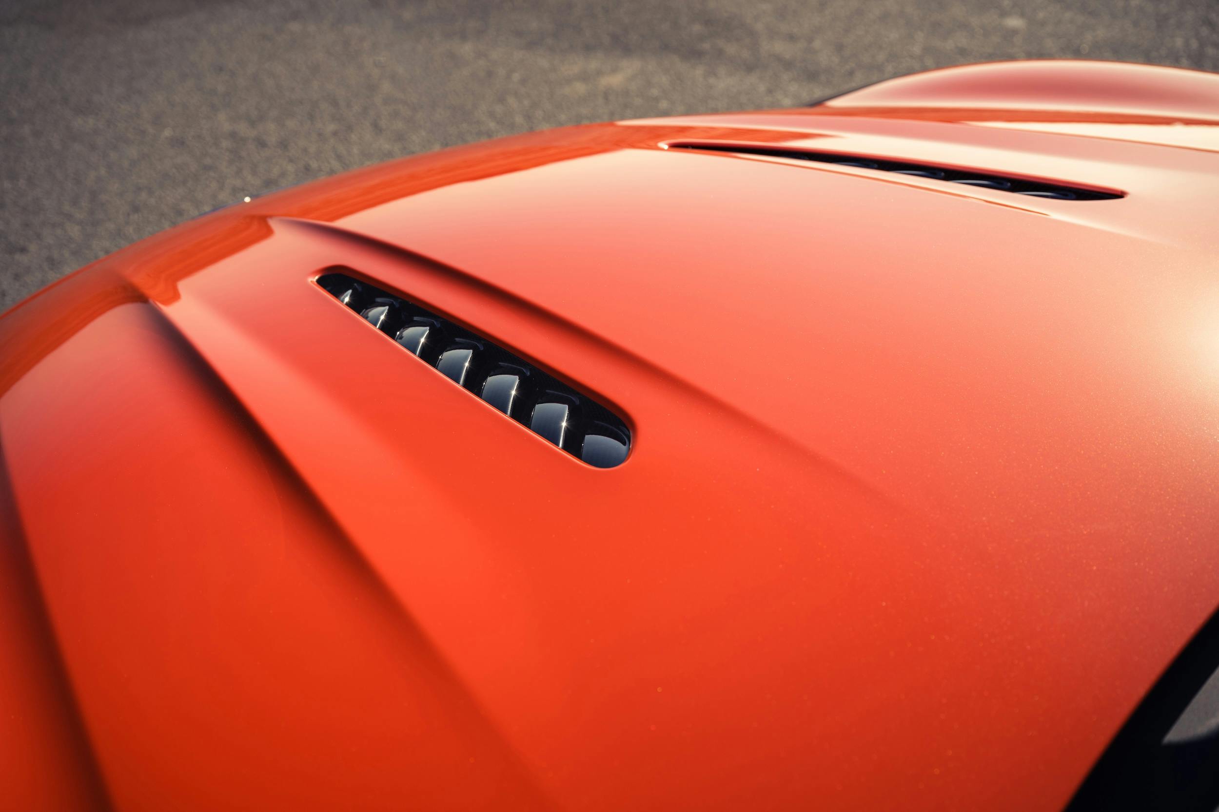 Aston Martin DB12S hood aero detail
