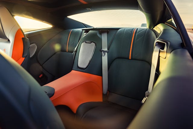 Aston Martin DB12S interior rear seat