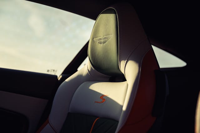 Aston Martin DB12S interior headrest