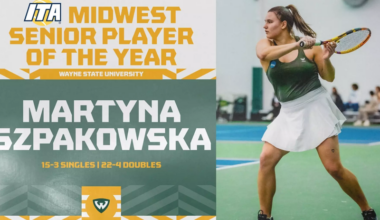 Wayne State's Szpakowska named ITA Midwest Senior Player of the Year