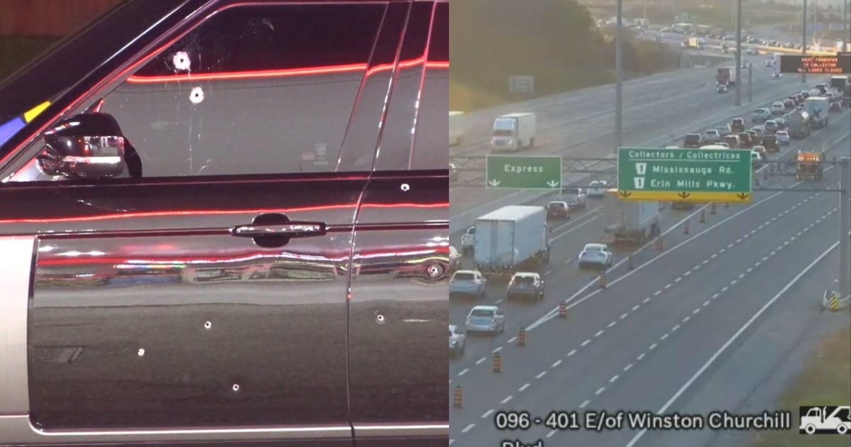 Shooting on EB Hwy. 401 closed in Mississauga