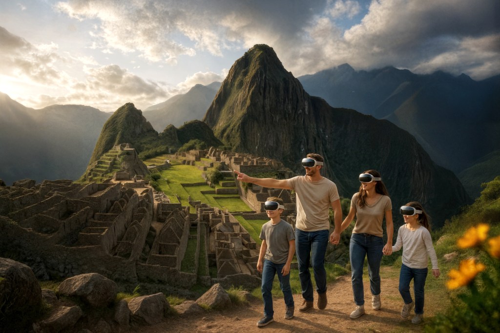 Mall hosts pop-up Machu PIcchu virtual-reality adventure