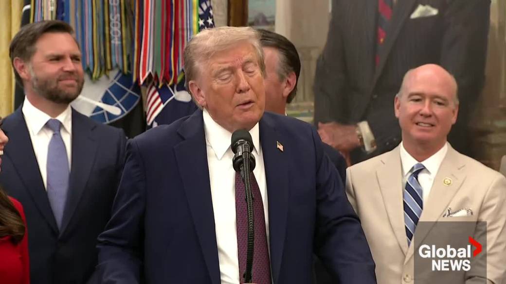 Click to play video: 'Trump says he didn’t know he was ‘dead,’ calls health decline ‘fake news’'