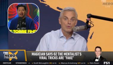 Colin Cowherd takes Pablo Torre to task for exposing Oz the Mentalist