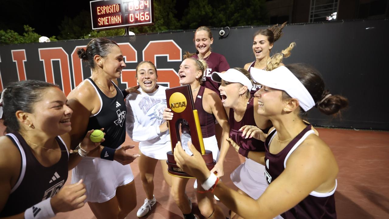Texas A&M wins 2026 DI women's tennis championship