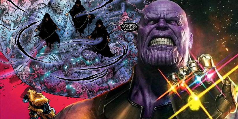 Thanos at the god quarry
