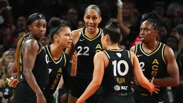 Where to watch Wings vs. Aces preseason game: Channel, time, TV schedule, live stream for Paige Bueckers, A'ja Wilson image