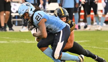 Rushing leader Spencer Brown among 10 cut by Argonauts