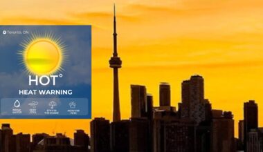 Toronto, Brampton, Mississauga weather could feel like 35 C today