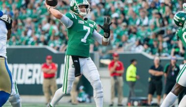 Saskatchewan Roughriders playing most projected starters in Saskatoon preseason finale