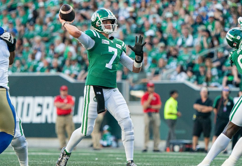 Saskatchewan Roughriders playing most projected starters in Saskatoon preseason finale