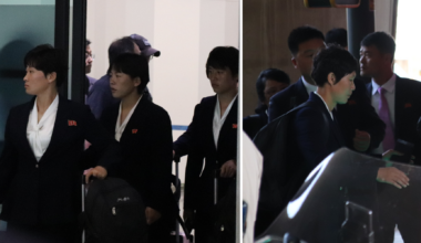 North Korean soccer team appears in rare press conference before game in South
