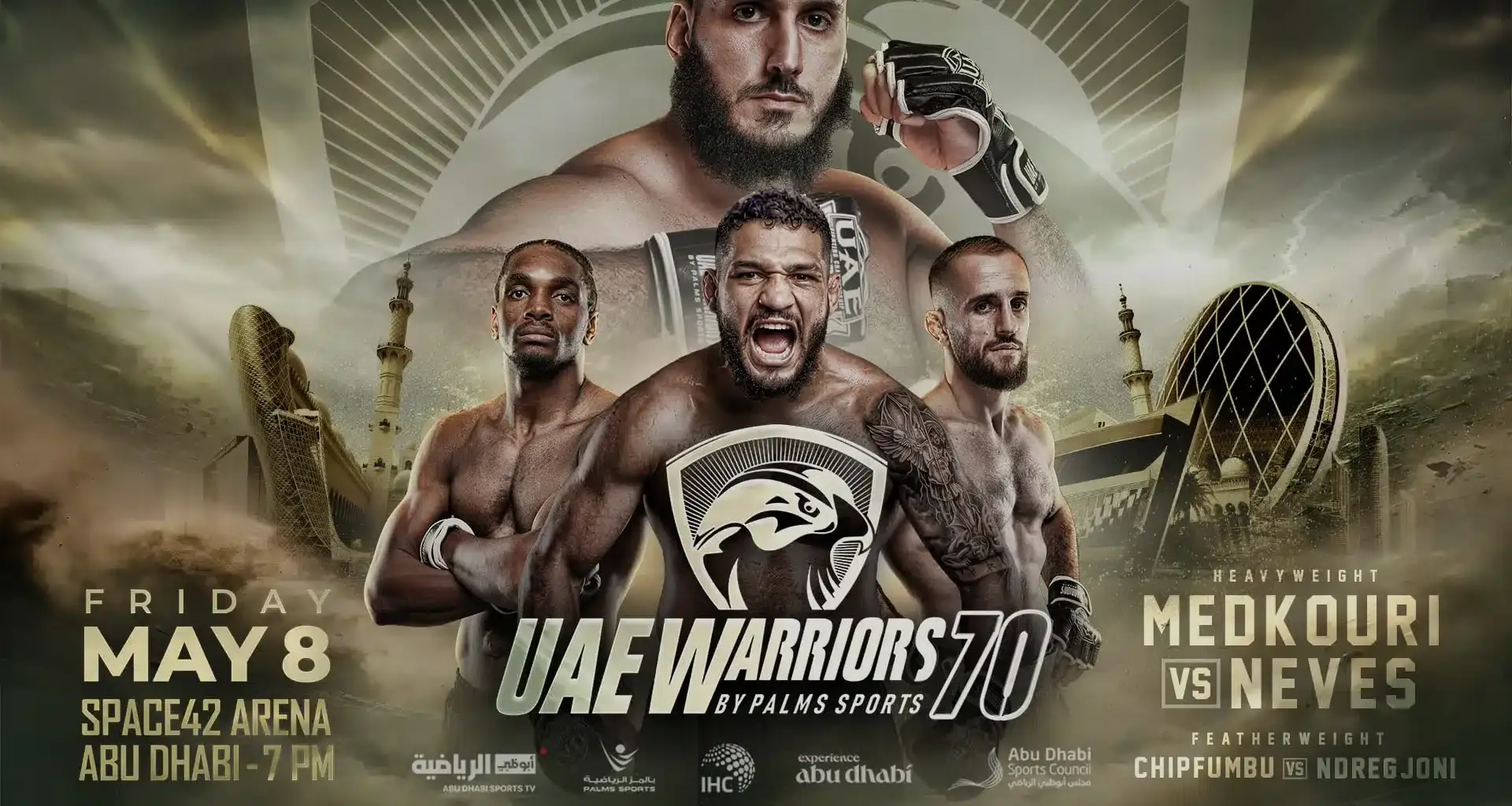 UAE Warriors 70 is our regional show of record this week. Come check out regional mma to make some picks, predictions & bet