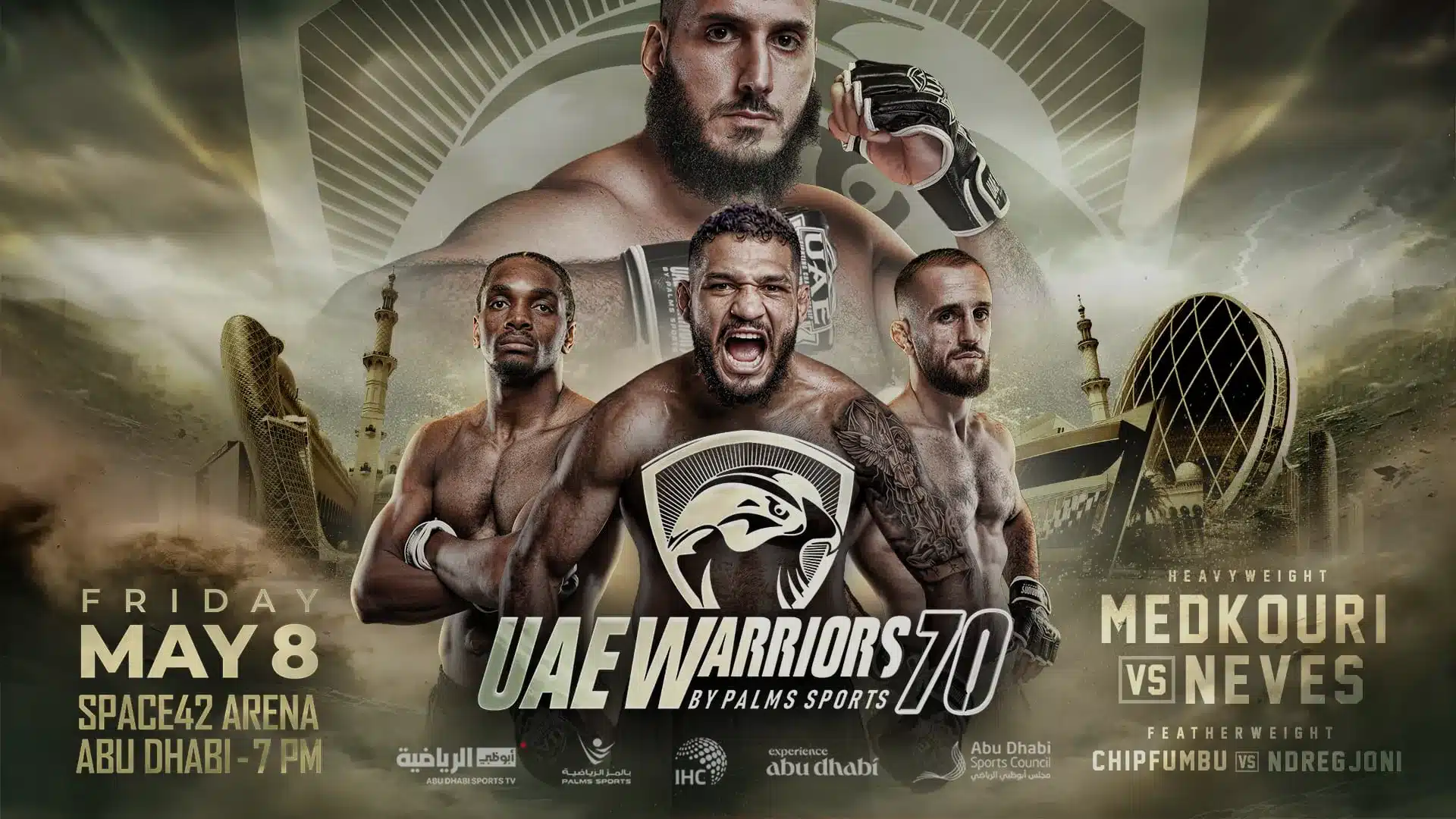 UAE Warriors 70 is our regional show of record this week. Come check out regional mma to make some picks, predictions & bet
