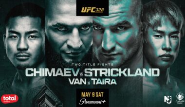 UFC 328 is upon us and we