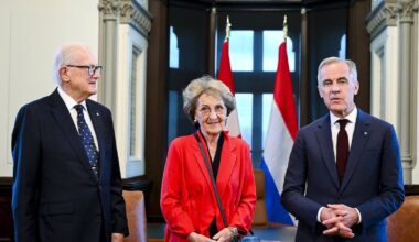 Mark Carney meets with Dutch Princess Margriet in Ottawa