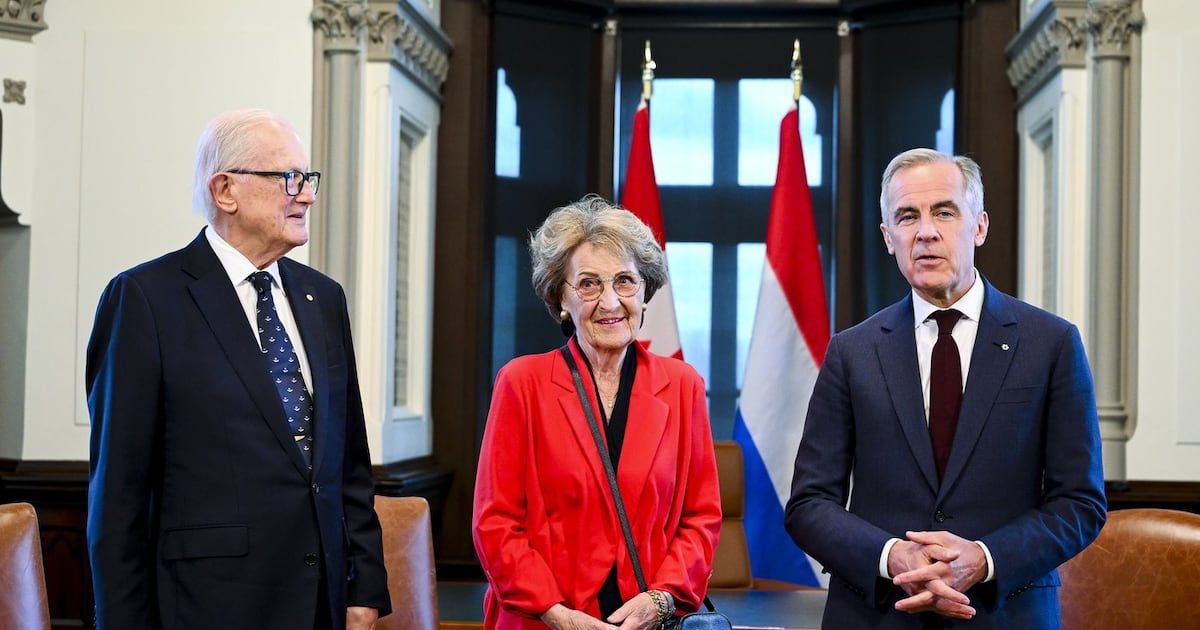 Mark Carney meets with Dutch Princess Margriet in Ottawa