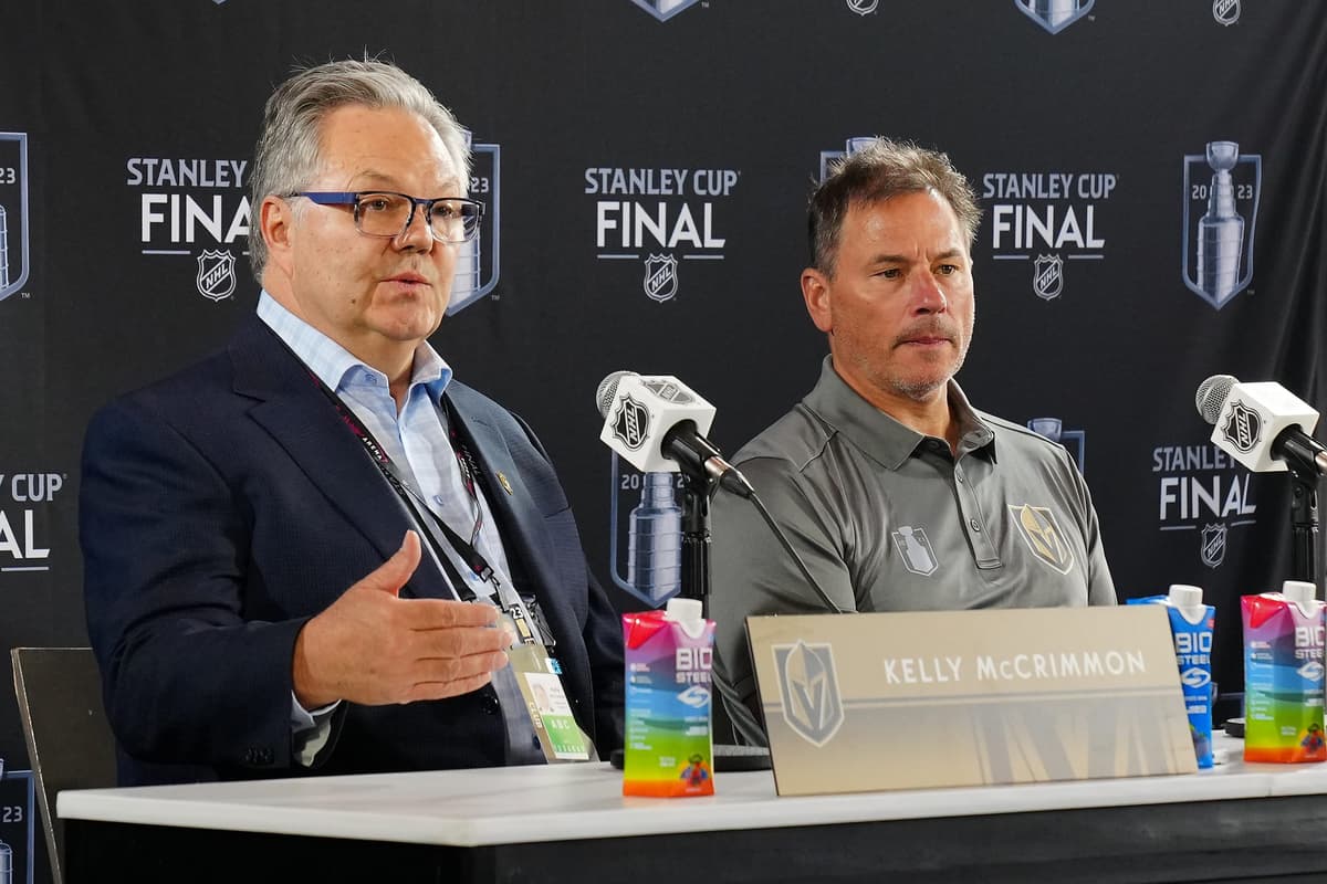 ‘It’s only news because Edmonton leaked it’: Golden Knights’ McCrimmon comments on Cassidy saga