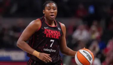 How Aliyah Boston's streak of 275 consecutive games played snapped with Fever injury image