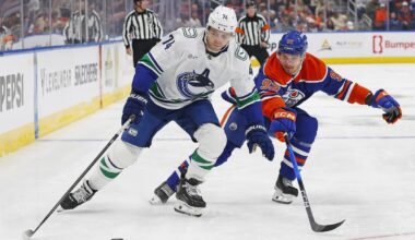Could Canucks’ Jake DeBrusk be an offseason solution for the eliminated Oilers?