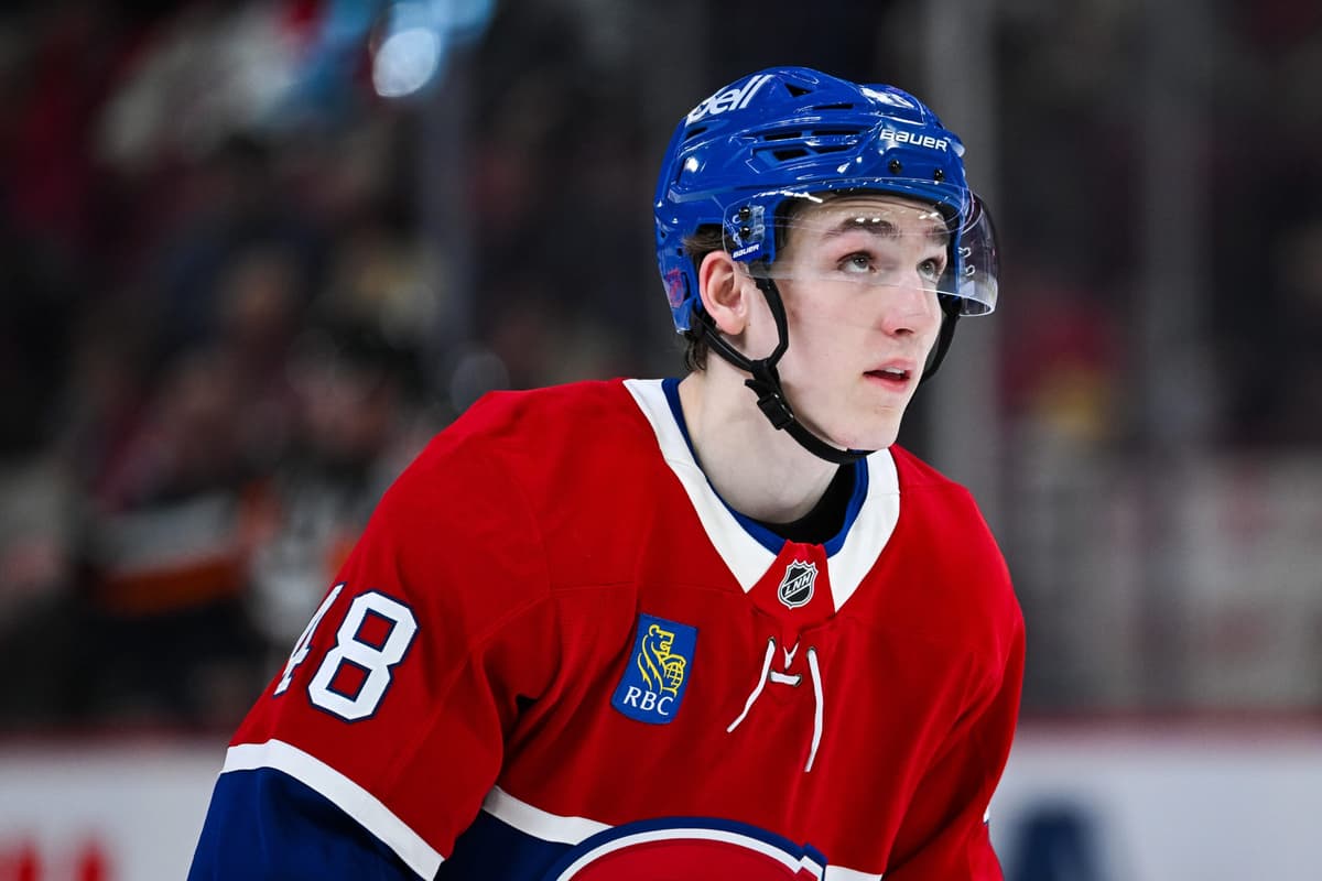 ‘It would be nice to be up 2-1, but we’re not because of me’: Canadiens’ Lane Hutson takes blame for Game 3 OT loss