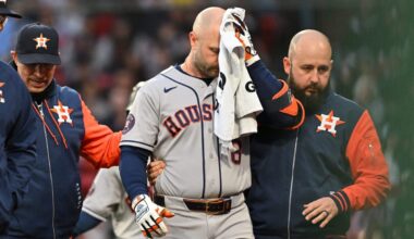 Astros’ Christian Walker after taking fastball to head: ‘I feel OK, luckily’