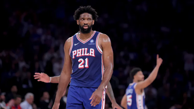 Dejected Joel Embiid makes bold 76ers remark after sixth second-round NBA playoffs exit image